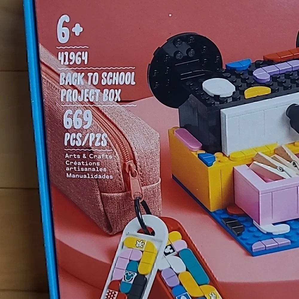 Lego Dots 41964 Mickey Minnie Mouse Disney Back to School Project Box NEW
